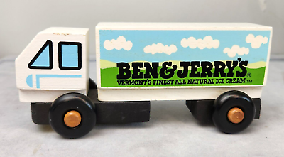 #ad Ben amp; Jerry#x27;s Ice Cream Truck Tractor Trailer Wood Truck Montgomery Schoolhouse $9.99