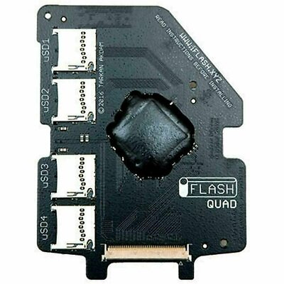 #ad iFlash Quad MicroSD Adapter iPod 5G 6G 7G Video Classic Up to 4x Micro SD Cards $46.29
