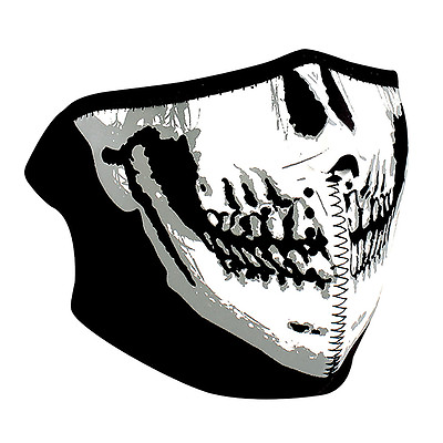 #ad Skull Face Neoprene HALF Face Mask Ski Bike Face Protection Gear $19.99
