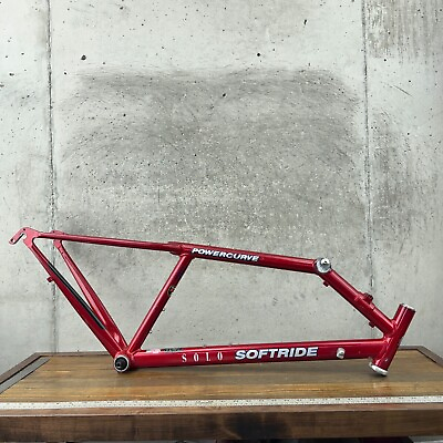 #ad Vintage Softride Solo Powercurve Frame 700c USA Red Road Race Soft Ride Bike $231.99