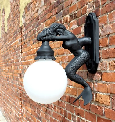 #ad #ad Nautical Style Mermaid Wall Sconce for Outdoor Use $383.90