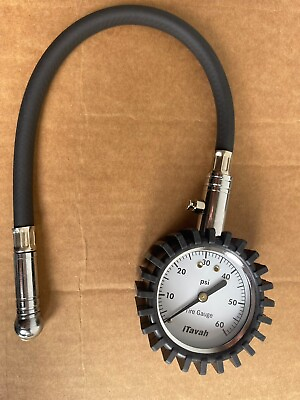 Accurate Air Pressure Tire Gauge 0 60 PSI Air Meter Tester for Truck Car Bike $9.95