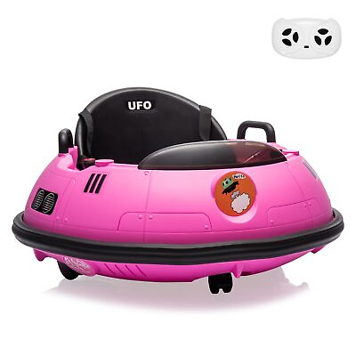 #ad 360° 12V Ride On Bumper Car for Kids Electric Toys with Remote Control Pink $139.99