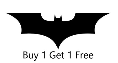 #ad #ad * The DARK KNIGHT Batman Logo Vinyl Sticker Decal Wall Buy 1 Get 1 Free DC $0.99