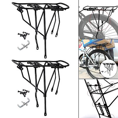 #ad Bicycle Rear Cargo Rack Mountain Bike 250kg Load Bearing Rear Bike Rack $31.78