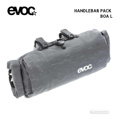 #ad #ad EVOC HANDLEBAR PACK BOA Handlebar Bag Front Bicycle Storage Pack : GREY LARGE $150.00