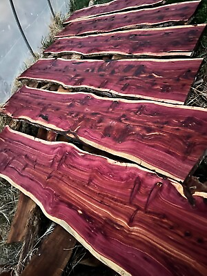 #ad Aromatic Red Cedar Slabs Kiln Dried Flattened Planed Various Sizes $17.00