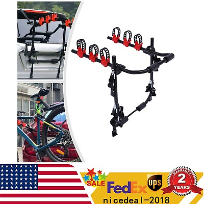 #ad 3 Bike Carrier Rack Hitch Mount Swing Down Bicycle Holder Racks For Car SUV NEW $57.86