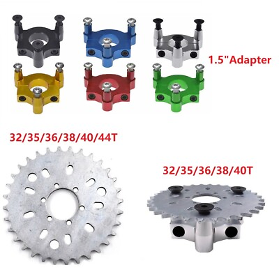 #ad 32 44T Sprocket 1.5quot; Adapter For 415 chain 49cc 50cc 66cc 80cc Motorized Bike $10.99