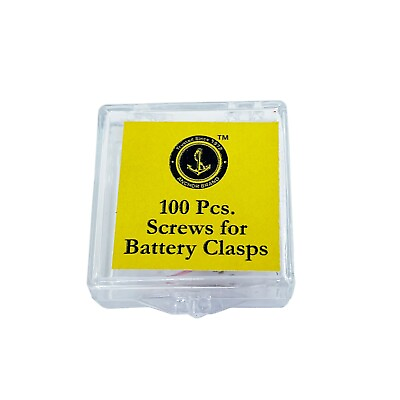 #ad 100 Tiny Screws For Battery Clasps Clamps Covers Quartz Watch Batteries Repair $7.99
