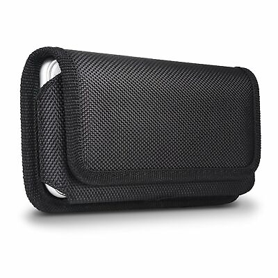 Horizontal Belt Clip Pouch Cell Phone Holster Case For iPhone 15Samsung Huawei $6.49