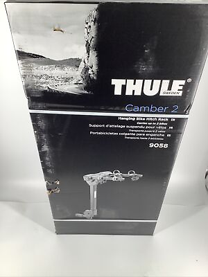 #ad #ad Thule Camber 2 Hanging Bike Hitch Rack 9058 1 1 4quot; 2quot; Receiver Up to 2 Bikes $249.99