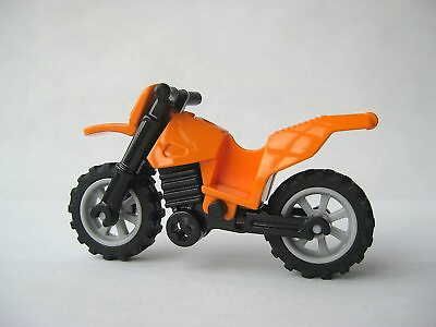 #ad Lego ORANGE DIRT BIKE Motorcycle for Minifigures to Ride $2.75