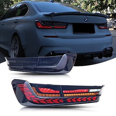 #ad LED GTS Tail Lights for BMW 3 Series G20 M3 2019 2024 Animation Rear Lamps $229.99