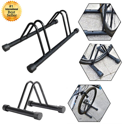 #ad #ad Bike Stand Rack Bicycle Floor Parking Storage Holder Cycling Portable Anti Rust $103.00