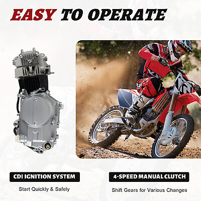 #ad #ad 125CC 4Stroke CDI Motor Engine Kit Pit Dirt Bike ATV Quad For Honda CRF50 Z50 $187.86