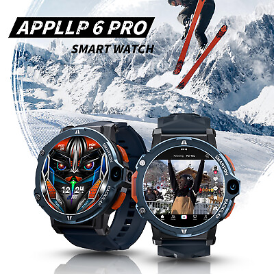 #ad Smart Watch 4G SIM Android 8.1 GPS WiFi Dual Camera Sports Watch Fitness Tracker $85.89