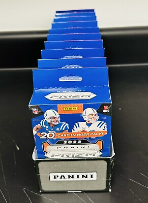 #ad 2023 Panini Prizm Football Hanger Boxes Lot of 10 Full Rack In Hand 2 Day Ship $389.99