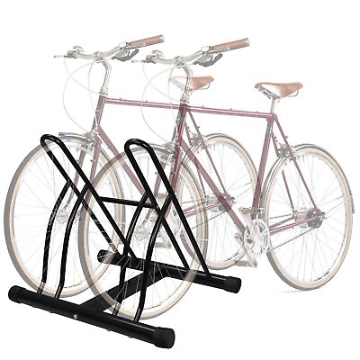 #ad 2 Bike Floor Parking Stand Bicycle Display Rack Holder 16 26quot; Range for Garage $28.49