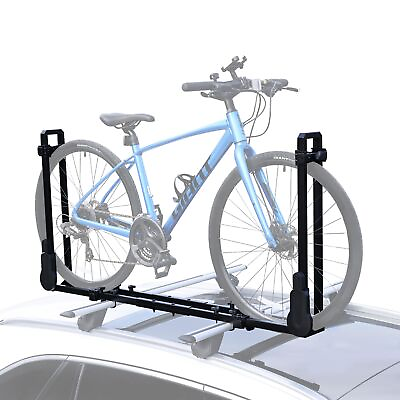#ad #ad Roof Bike Rack Upright Bike Car with Two Arms Rooftop Bike Rack 1 Bike Carrie... $248.04