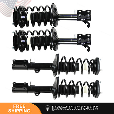 #ad #ad Front Rear Black Shock Struts Fit For 1993 2002 Toyota Corolla Chevy Prizm 4Pcs $163.80