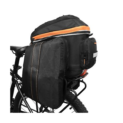 #ad #ad Ibera 2 in 1 PakRak Commuter Bicycle Trunk Bag with Expandable Panniers Clip... $136.38
