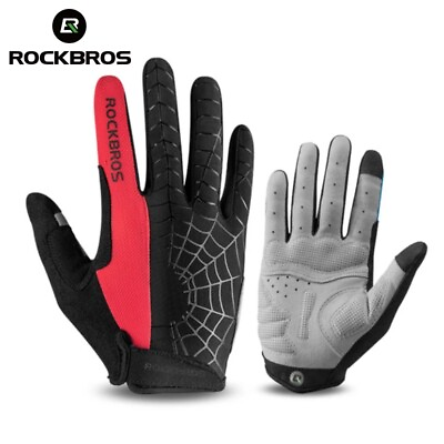 #ad Men Women Mountain Bike Gloves Bicycle Glove SBR Pad Anti Slip Road Riding Glove $14.98