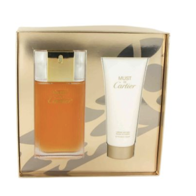 #ad #ad Must de Cartier Fragrance for WOMEN 2pc SET 3.3oz EDT Spray 3.3oz Body Cream $102.45