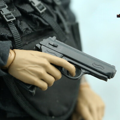 #ad 1:6 Scale Action Figure Soldier Weapon Model PPK Pistol Plastic Toys Accessories $5.59