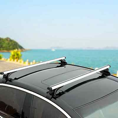 #ad Universal Car Roof Rack Cross Bar 47#x27;#x27; for Luggage Carrier Bike Snowboard Kayaks $65.99
