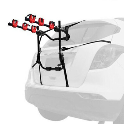 #ad Bike Rack For Car Trunk Mount 3 Bicycle Carrier Sedan Hatchback Minivan SUV US $48.45