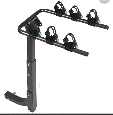 #ad Portable Folding Car Rear Mounted Bike Carrier Rack Outdoor Carrier for 3 Bikes $84.99