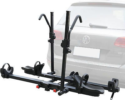 #ad Platform Style Hitch Mount Bike Rack for Car Carries 2 Bikes up to 4 Inch Fat Ti $342.56