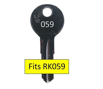 059 or RK059 Key Fits Rhino Roof Rack or Pod FREE POST AU $12.95