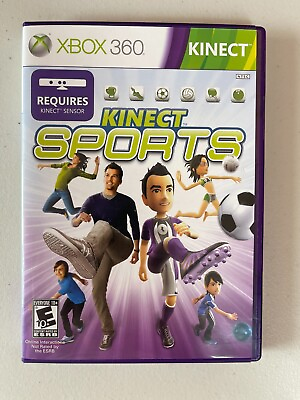 #ad #ad Kinect Sports for Microsoft Xbox 360 with Manual and Inserts CIB Complete $12.99