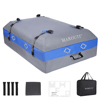 #ad #ad 21 Cubic Car RoofTop Rack Carrier Cargo Bag Luggage Storage Universal Waterproof $69.15