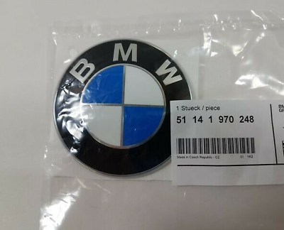 #ad BMW Roundel Trunk Emblem E53 X5 E65 745i 760i E31 Z3 51141970248 78mm $16.99