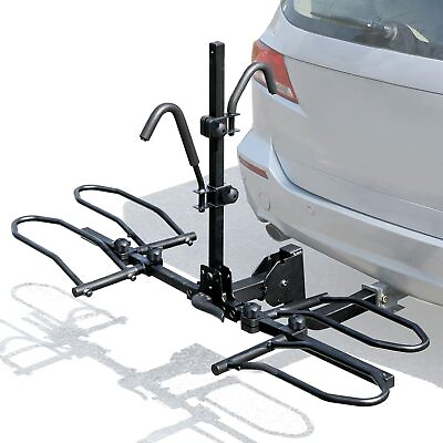 #ad #ad 2 Bike Platform Style Hitch Mount Bike Rack Tray Style Bicycle Carrier Racks $189.99
