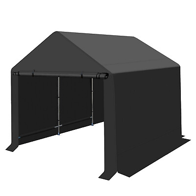 #ad Outdoor Storage Shed Canopy Carport Heavy Duty Metal Frame Shelter Tent $229.99