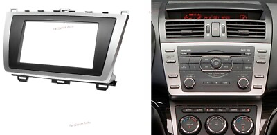 #ad Stereo 2 Din Frame Trim Kit Fascia Dash Panel Car For Mazda 6 Atenza 2008 12 $36.50