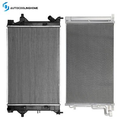 #ad #ad Cooling Radiator And A C Condenser For 2017 18 2019 2020 Hyundai Elantra 2.0L l4 $140.42