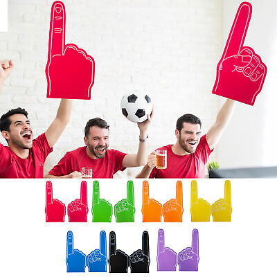 #ad #ad 2Pcs EVA Giant Foam Finger Foam Gloves Cheer Props Sports Accessories $10.94