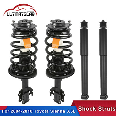 #ad #ad Set 4 Complete Struts Shock Absorbers For 2004 2010 Toyota Sienna FrontRear $170.96