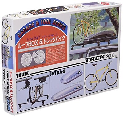 Fujimi GT07 110424 Garage amp; Tool Series Roof Box amp; Trek Bike 1 24 Sca... $53.39