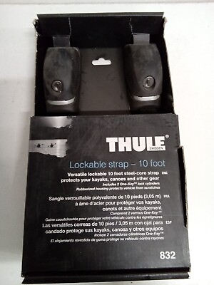 #ad New Thule Lockable Strap 10 Foot Model Number 832 #2i3 $70.00