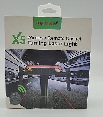 #ad MEILAN X5 Smart Bike Tail Light with Turn Signals and Automatic Brake Light W... $39.99