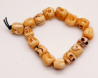 #ad Tibetan Buddhist Skull Prayer Small Skulls style fashion stretch bracelets $19.99