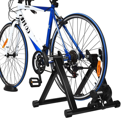 #ad Bike Trainer Stand Stationary Bike Stand for Indoor Riding Steel Bicycle Exerc $92.17