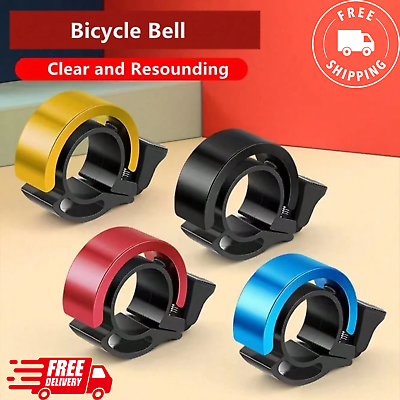#ad ALUMINUM BIKE BELL Mountain Road Bicycle Sound Handlebar Alarm Ring Frame Safety $4.89