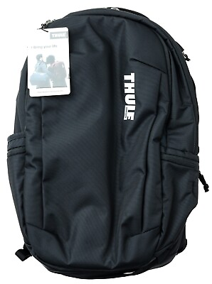 Thule Subterra Backpack 30L Black Laptop Travel Cycling Commute Carry On Luggage $129.95